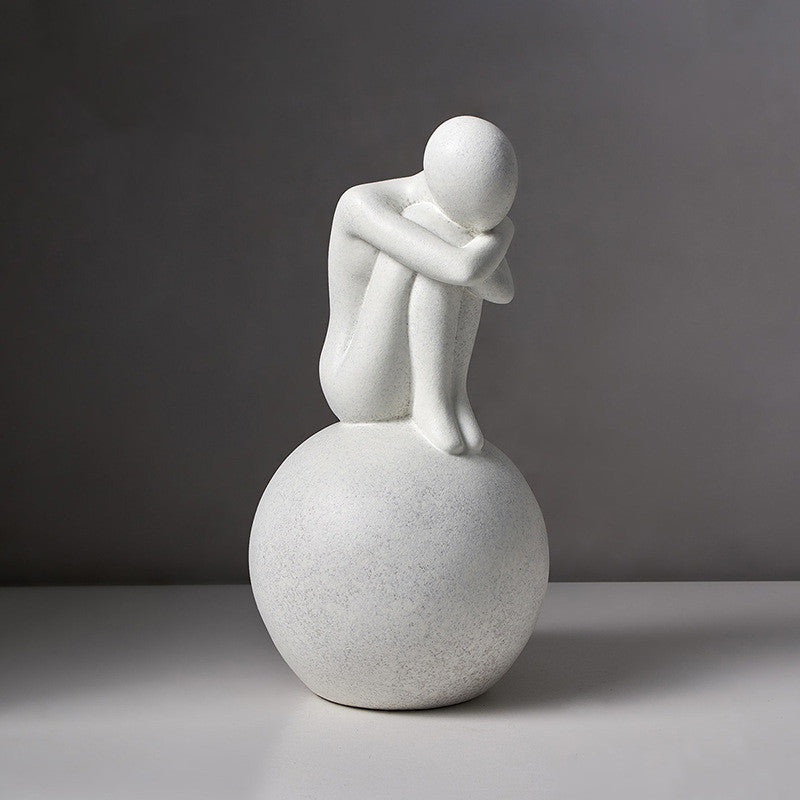 Modern Abstract Figure Sculpture