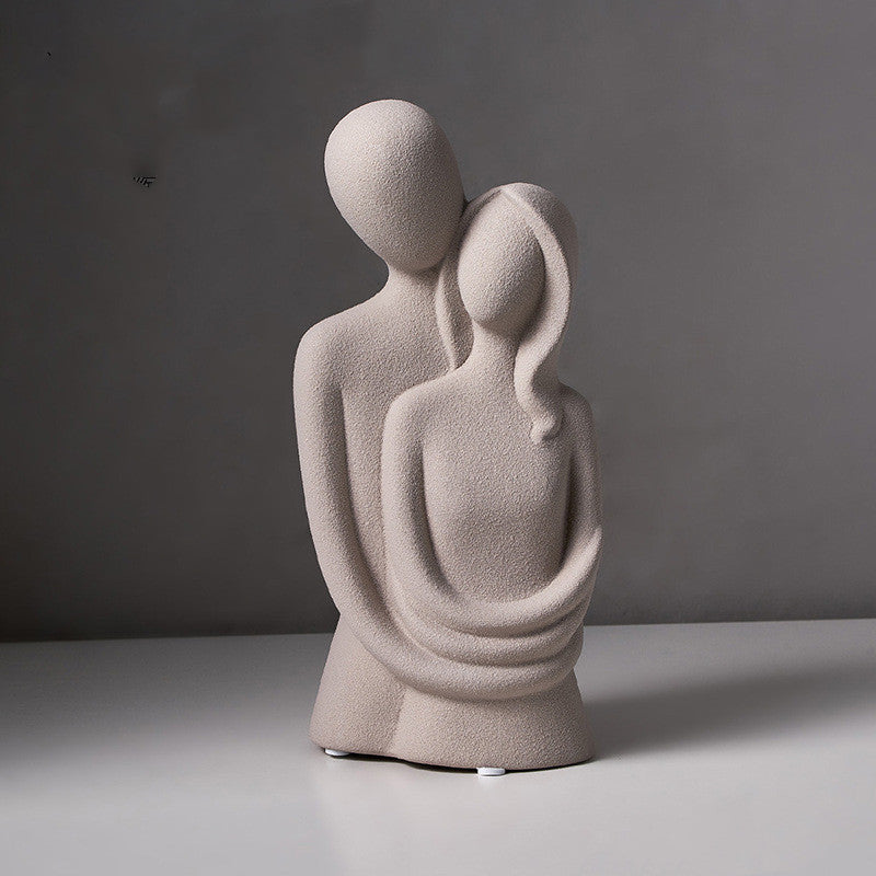 Modern Abstract Figure Sculpture