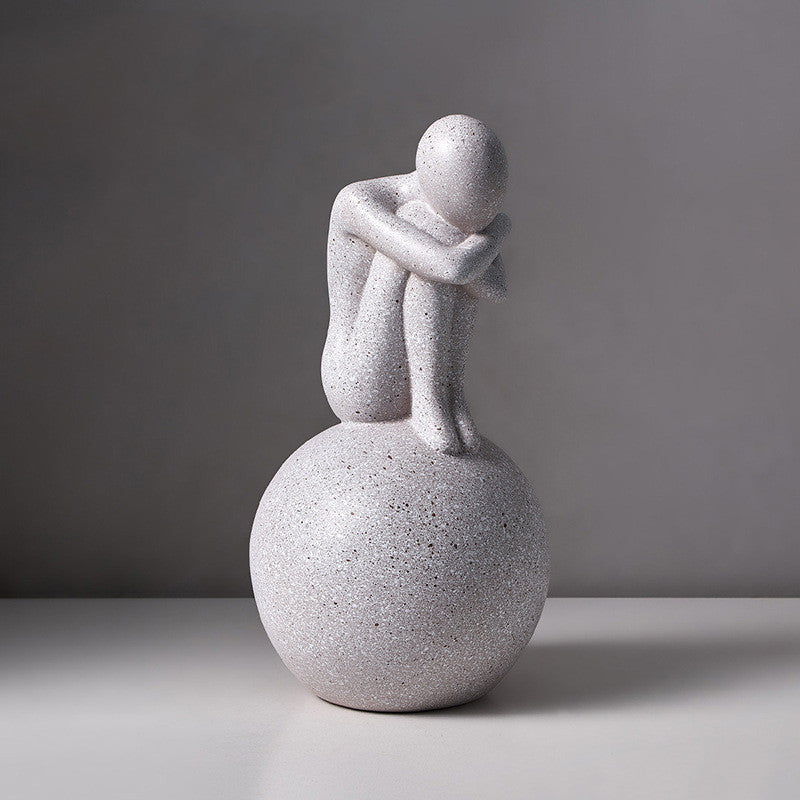 Modern Abstract Figure Sculpture