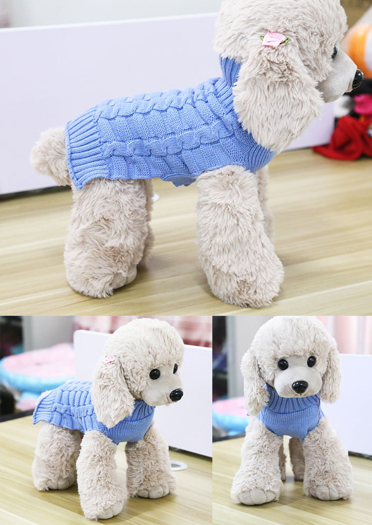 Cable-Knit Cashmere Pet Sweater