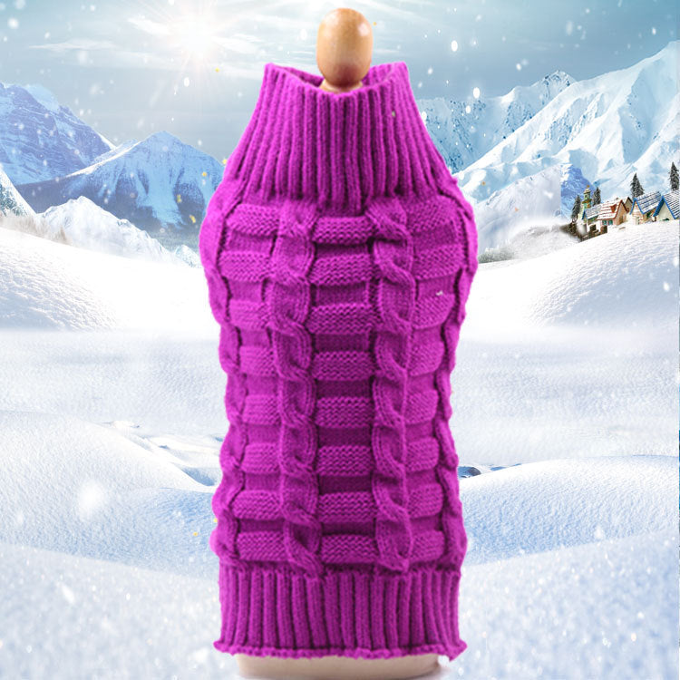 Cable-Knit Cashmere Pet Sweater