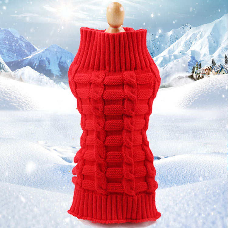 Cable-Knit Cashmere Pet Sweater