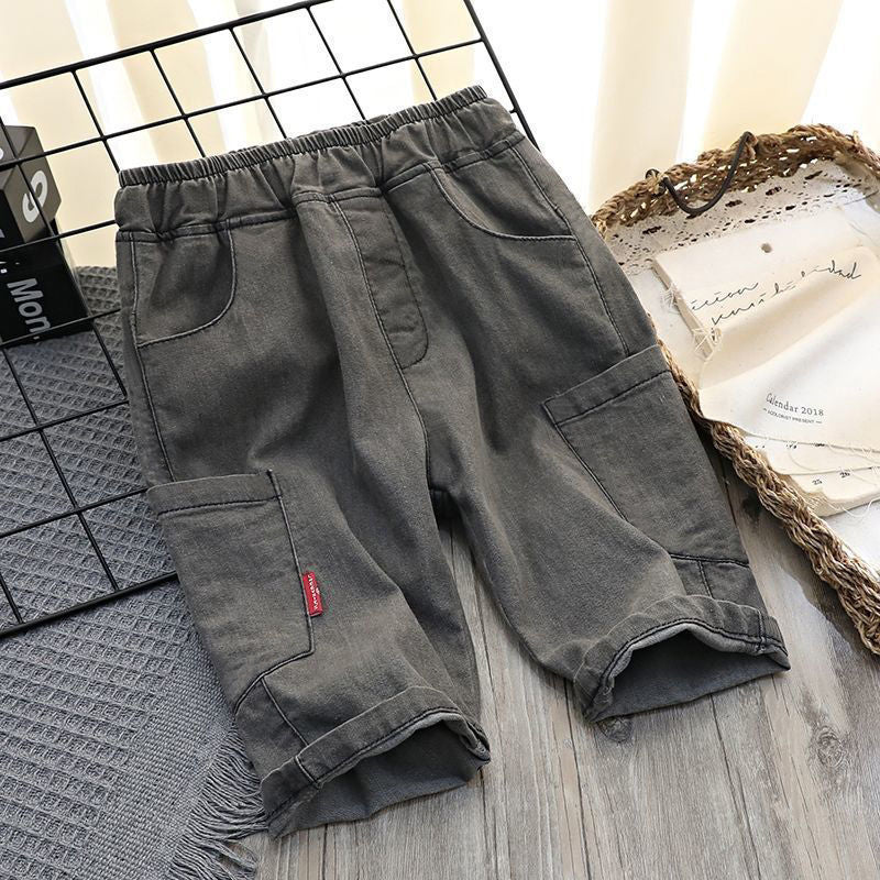 Kids Cotton Loose Summer Pants
