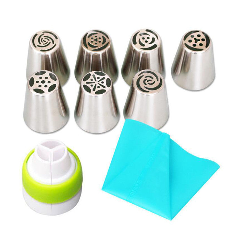 11pc Russian Tulip Piping Tip Set