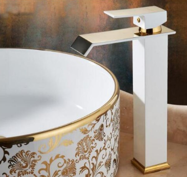 Brass Waterfall Bathroom Basin Faucet