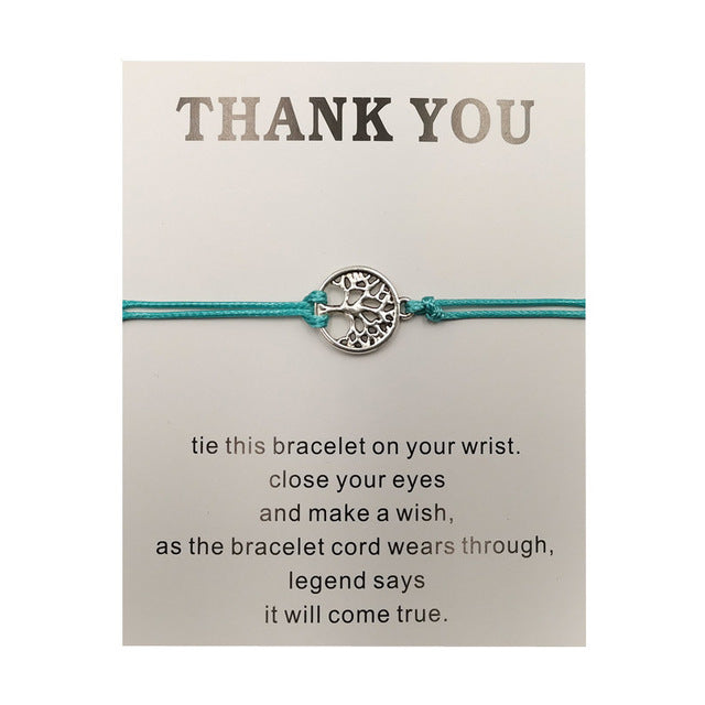 Hand-Woven Tree of Life Bracelet