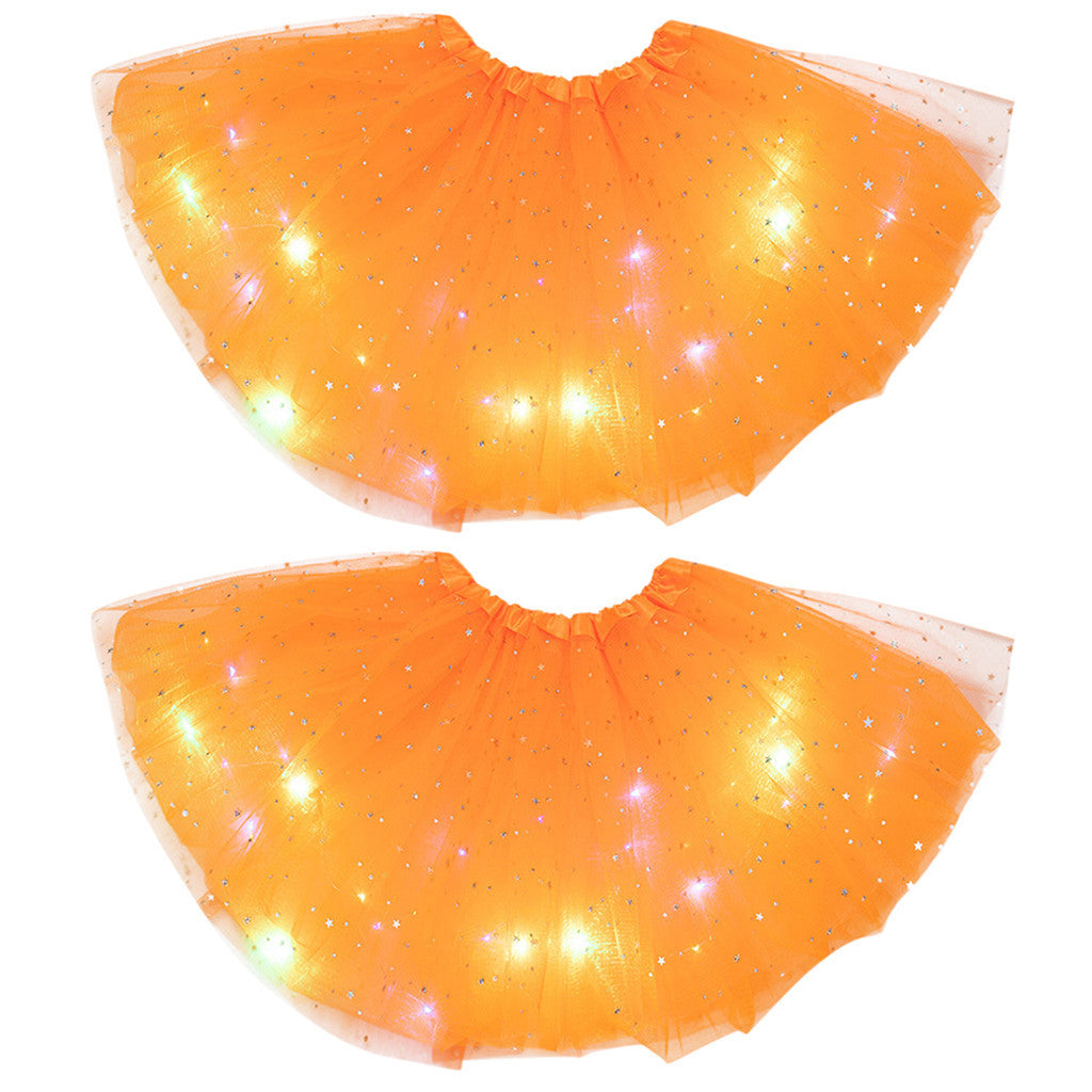 LED Light-Up Sequin Tutu Skirt