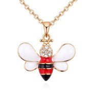 Bee Pendant Statement Necklace