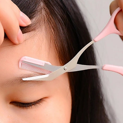 Brow Scissors with Comb