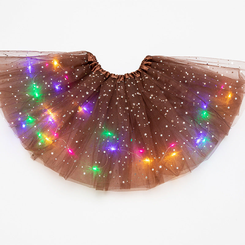 LED Light-Up Sequin Tutu Skirt