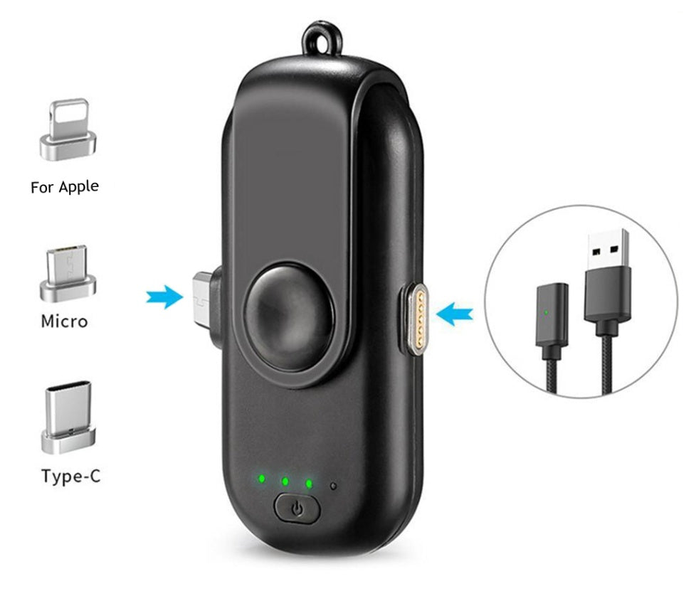Magnetic Pocket Power Bank — 1000mAh