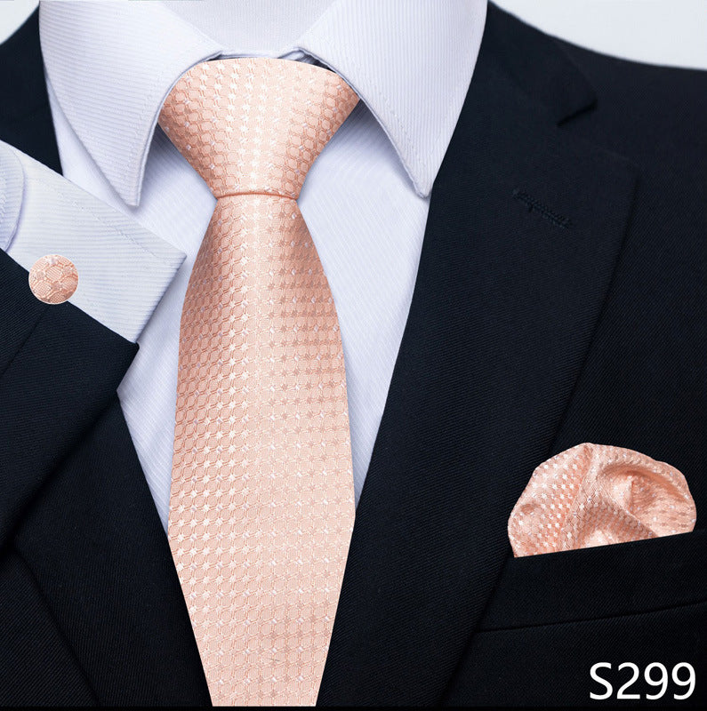 Men's Tie, Scarf & Cuff Buckle Set