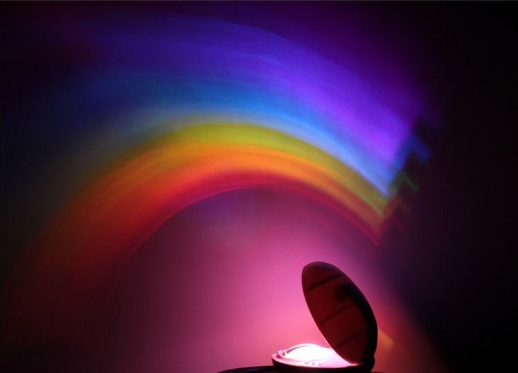 LED Rainbow Sky Projection Night Light