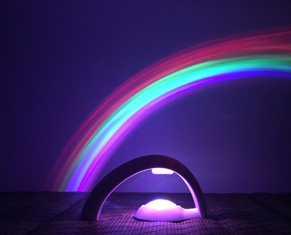 LED Rainbow Sky Projection Night Light