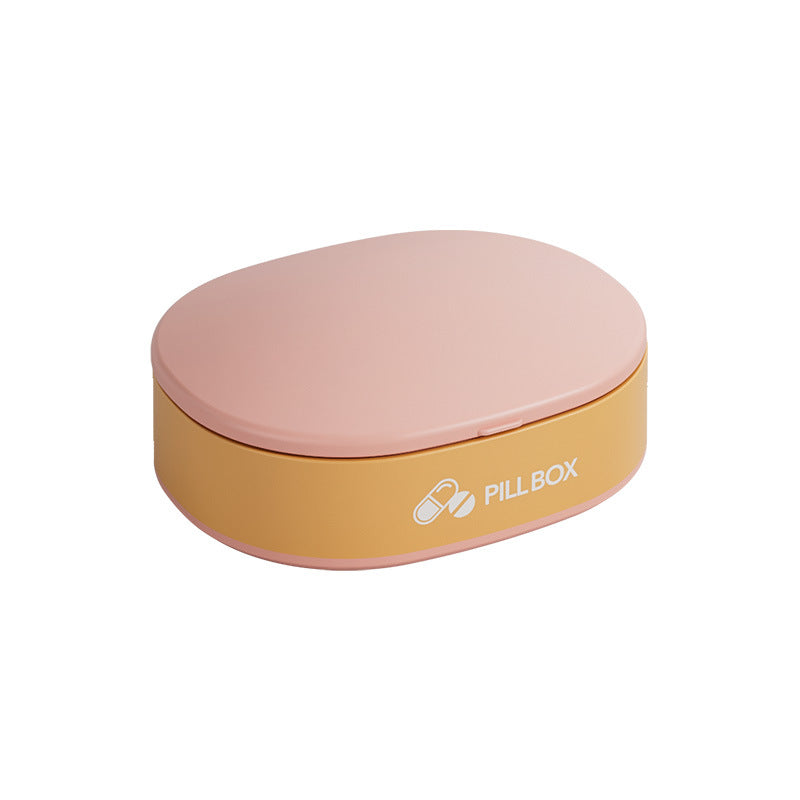 Weekly Pocket Pill Organizer with Cutter
