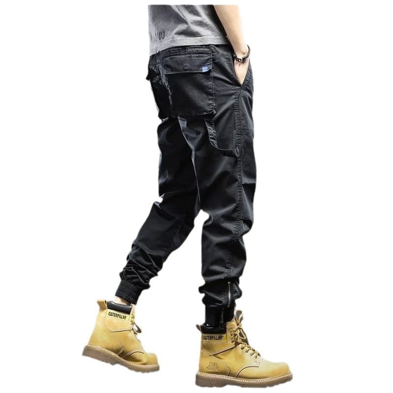 Loose Casual Ankle-Tied Jogger Pants