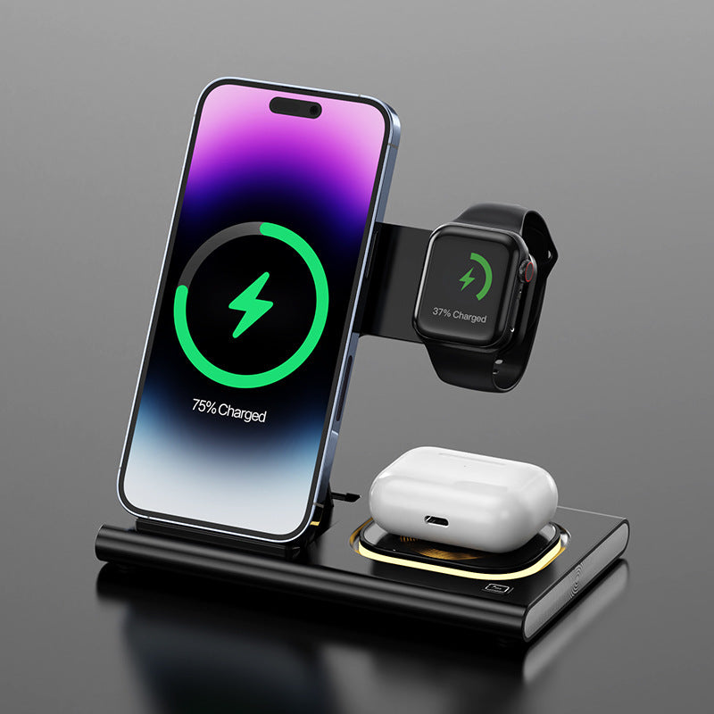 3-in-1 Magnetic Wireless Charging Night Light