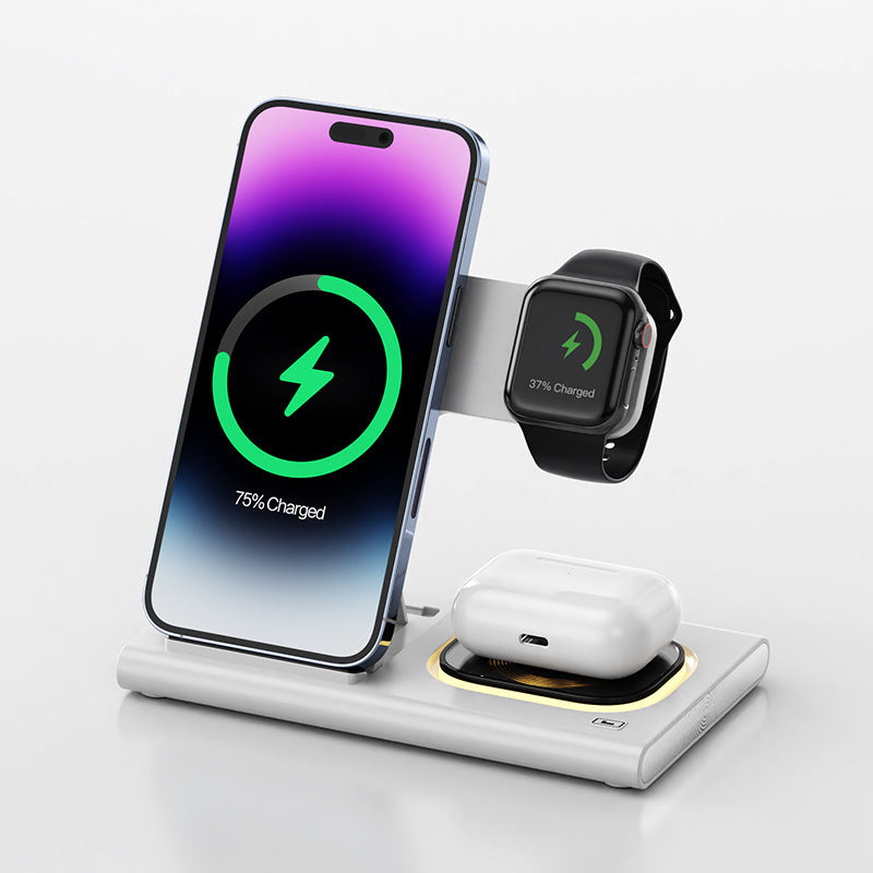 3-in-1 Magnetic Wireless Charging Night Light