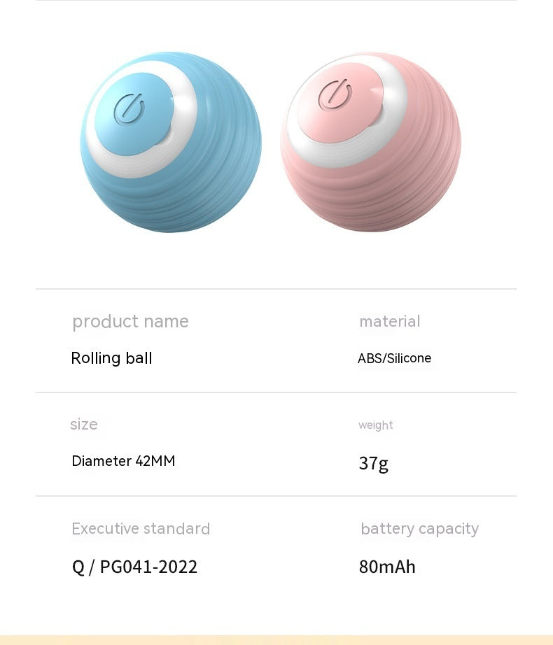 Smart Self-Bouncing Cat Ball Toy