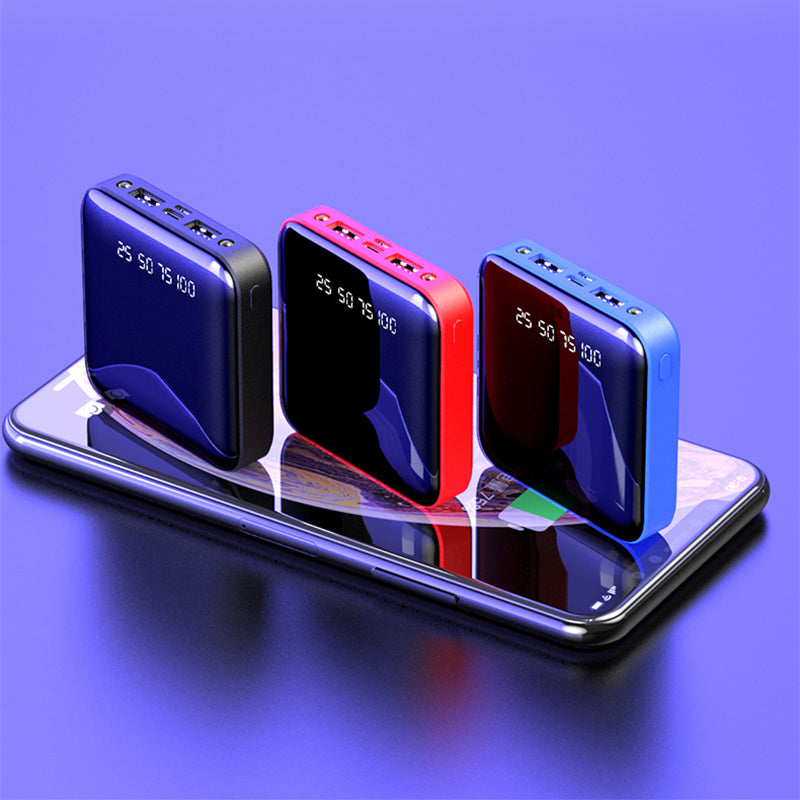 20000mAh Mini Mirror-Display Power Bank