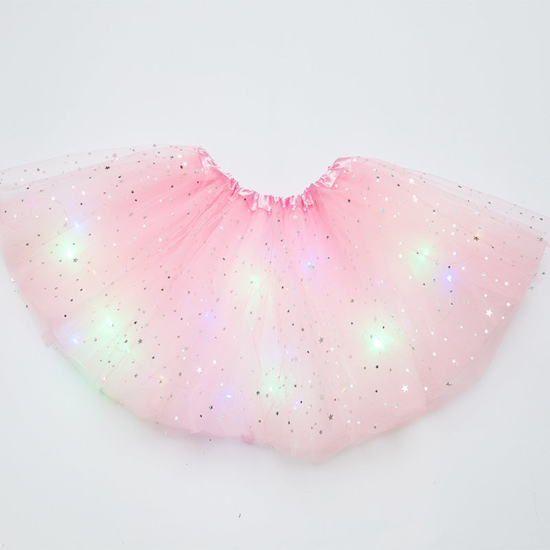LED Light-Up Sequin Tutu Skirt
