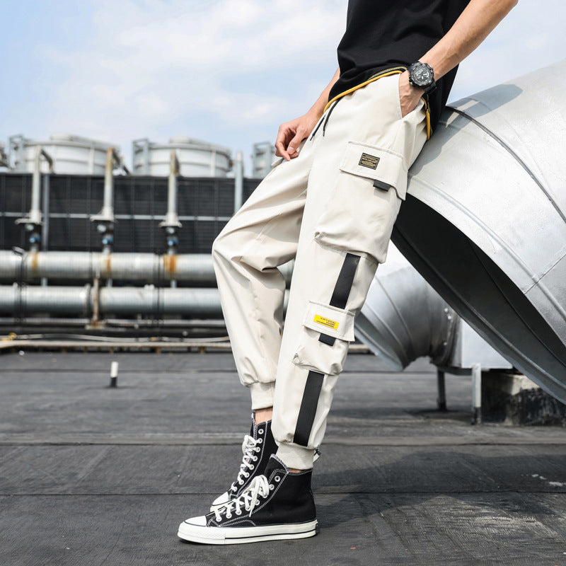 Harem Ankle-Length Cargo Pants