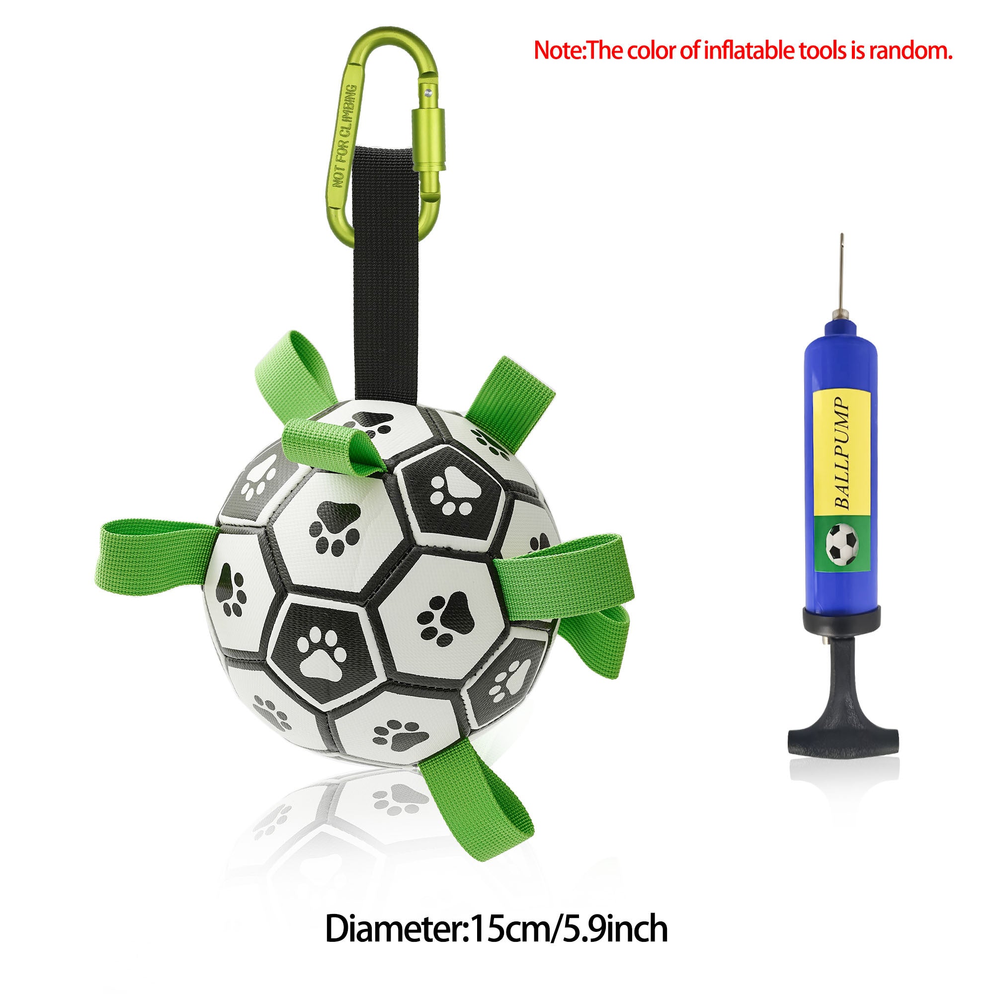 Inflatable Dog Soccer Ball Toy