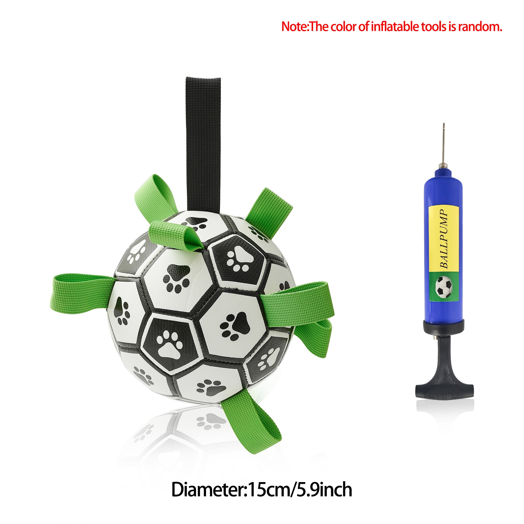 Inflatable Dog Soccer Ball Toy