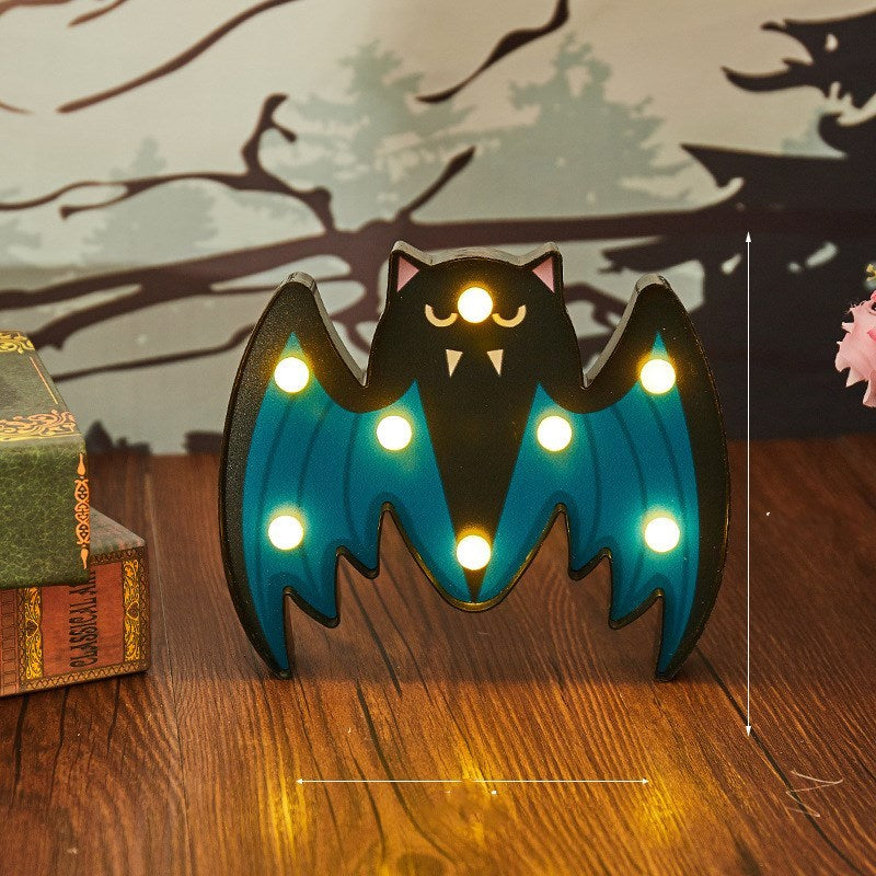 Halloween LED Skull & Pumpkin String Lights