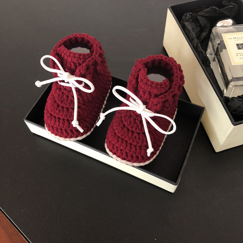 Hand-Woven Baby Booties