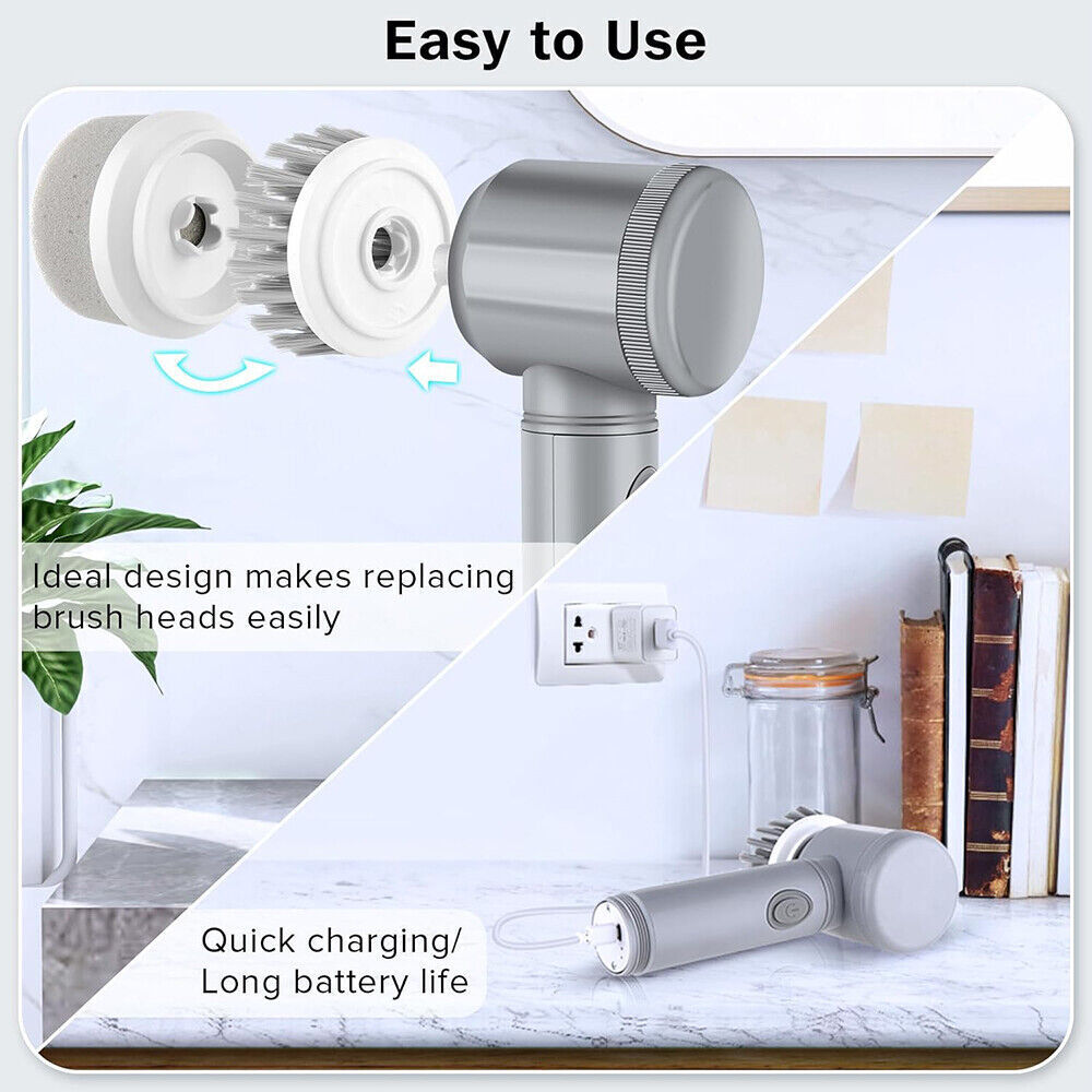 Cordless Electric Spin Scrub Brush