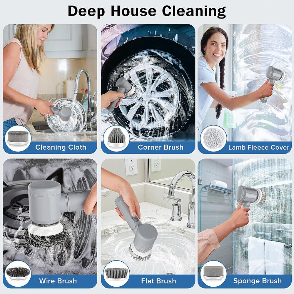 Cordless Electric Spin Scrub Brush