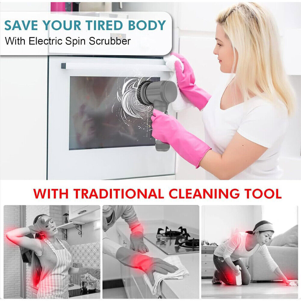 Cordless Electric Spin Scrub Brush