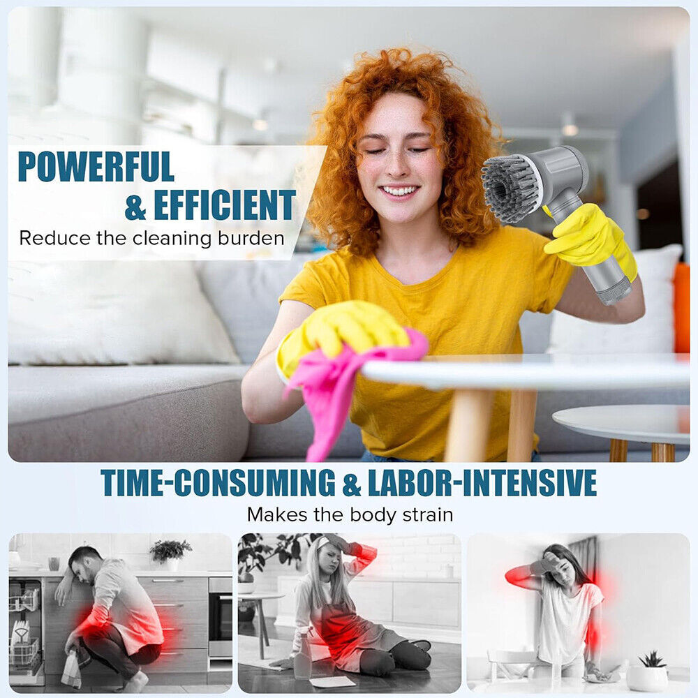 Cordless Electric Spin Scrub Brush