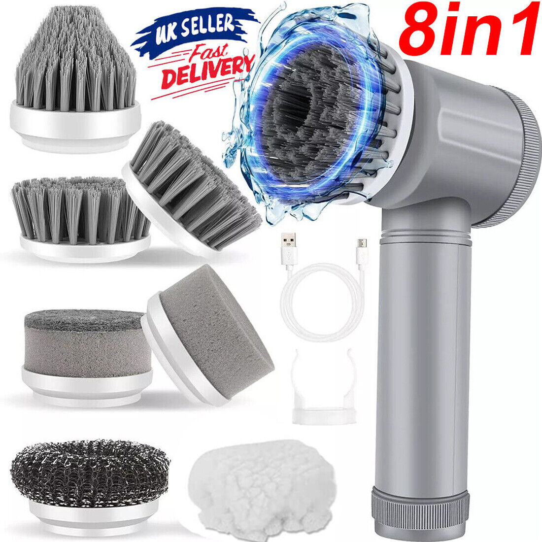 Cordless Electric Spin Scrub Brush