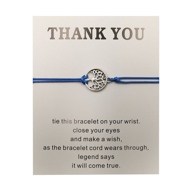 Hand-Woven Tree of Life Bracelet