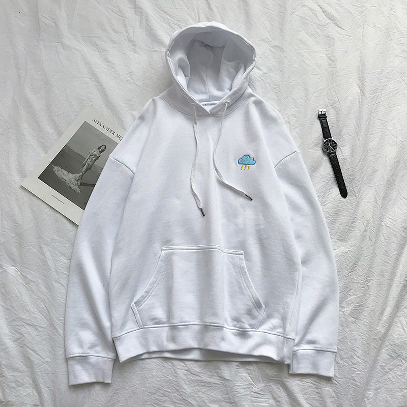 Boys Loose Hooded Sweatshirt Jacket