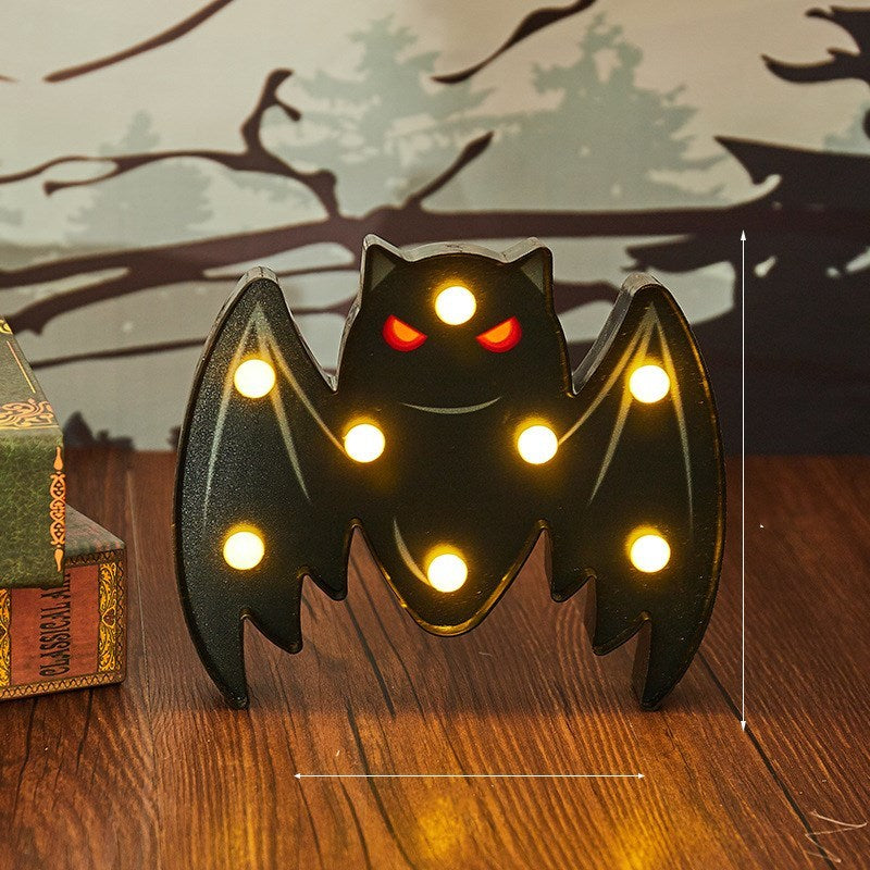 Halloween LED Skull & Pumpkin String Lights