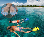 Unisex Webbed Swimming Gloves (Pair) – Silicone Hand Flippers