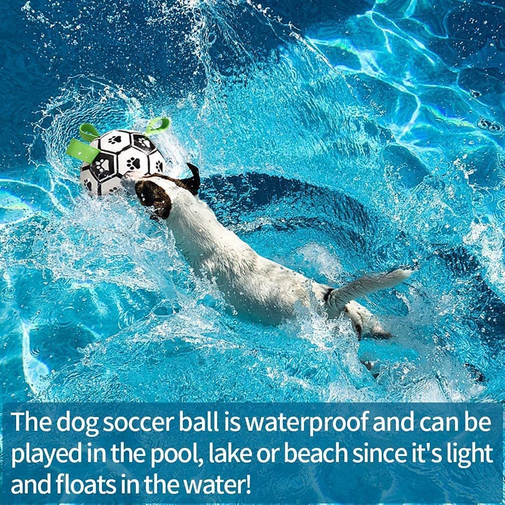 Inflatable Dog Soccer Ball Toy