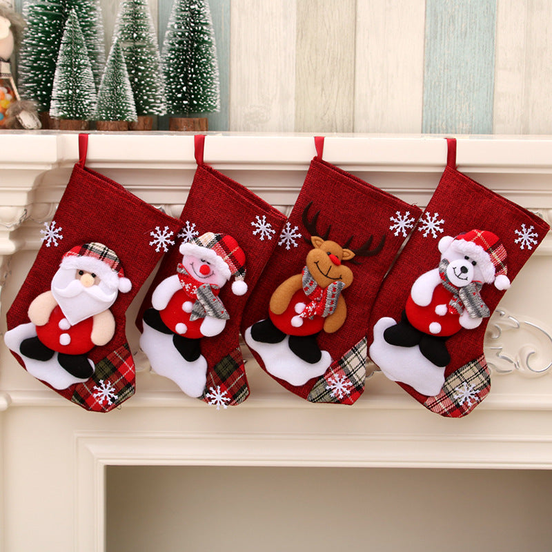 Christmas Hanging Stocking Gift Bag
