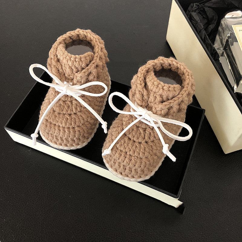 Hand-Woven Baby Booties