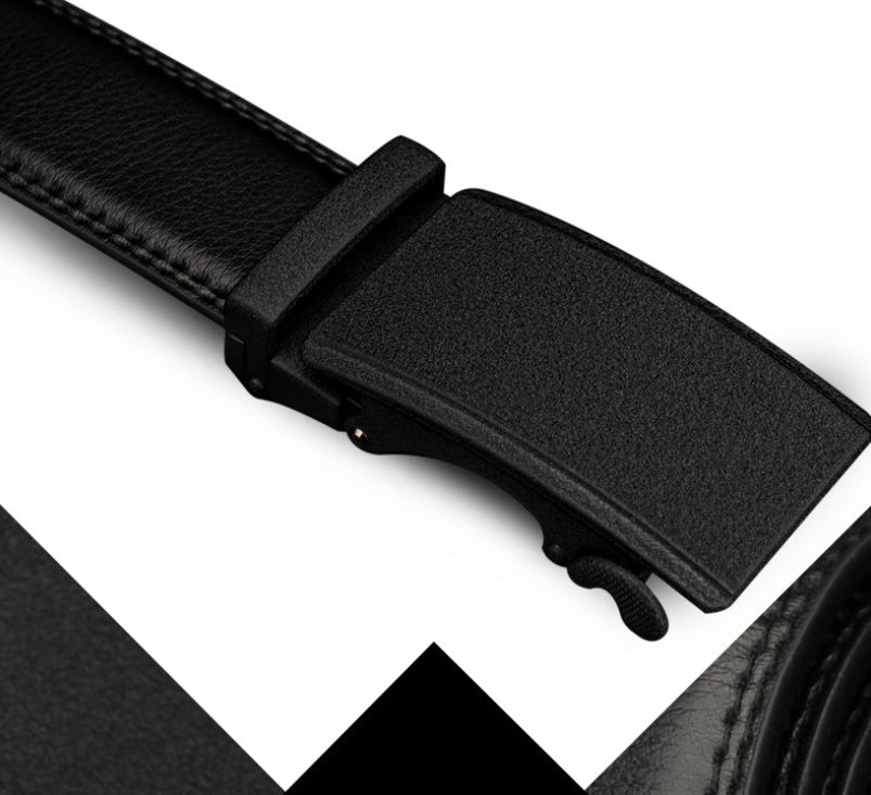 Two-Layer Cowhide Auto-Buckle Belt