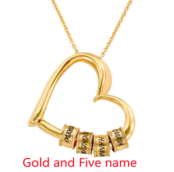 Personalized Heart Name Necklace