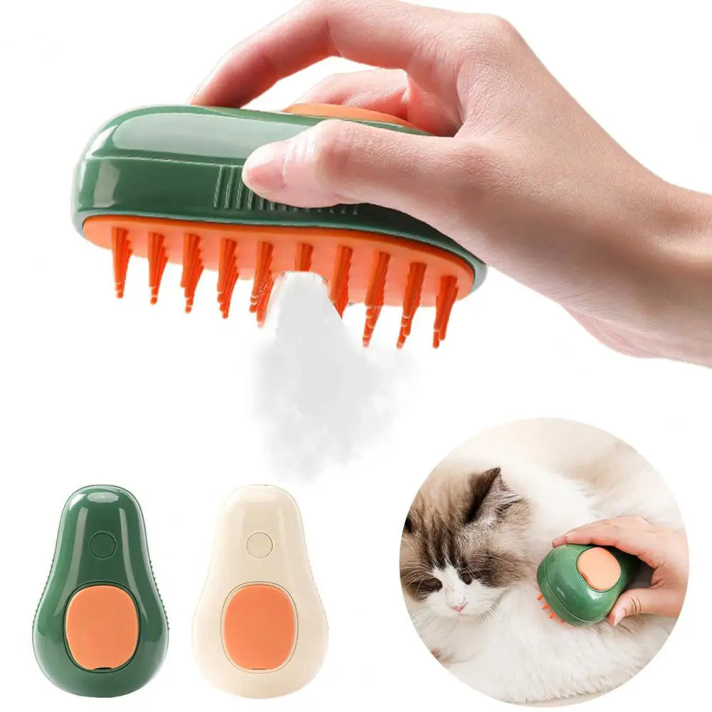 Self-Cleaning Steam Pet Grooming Brush