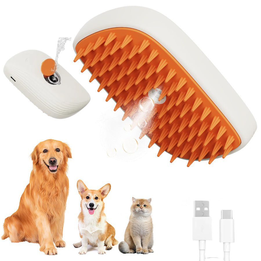 USB-Rechargeable Pet Steam Comb