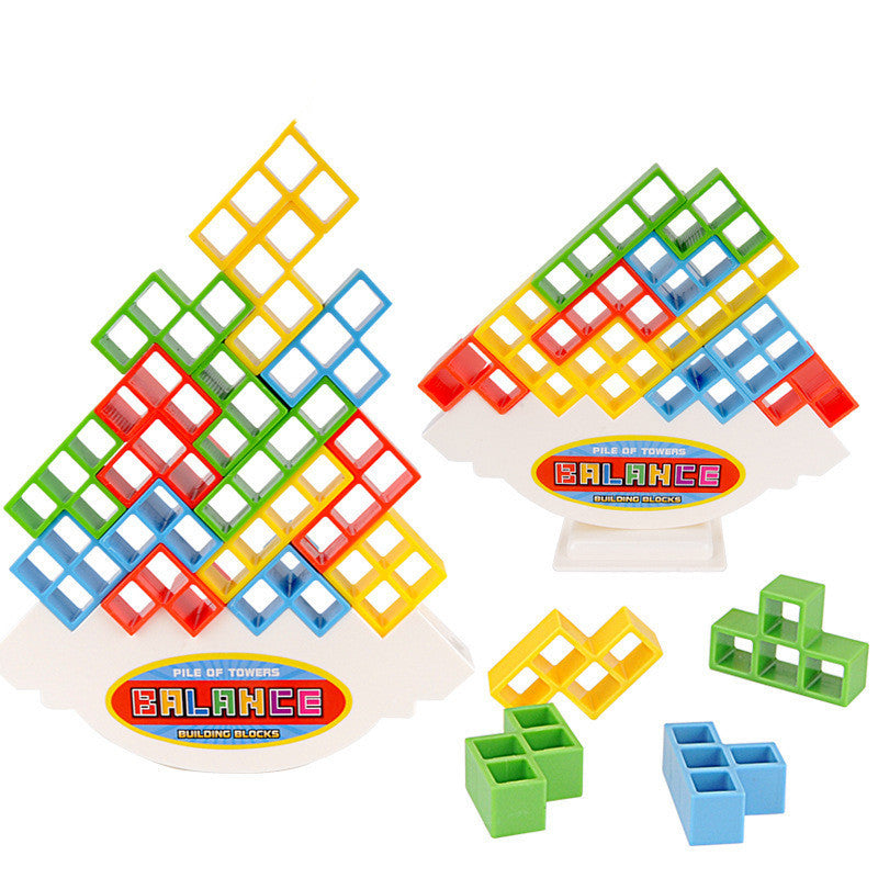 Family Tower Block Stacking Game