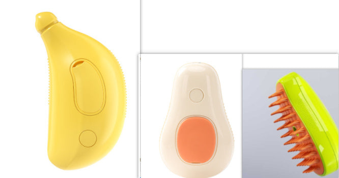 Self-Cleaning Steam Pet Grooming Brush