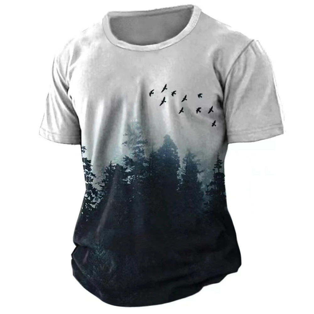 Men's Loose Crewneck Tee — Casual