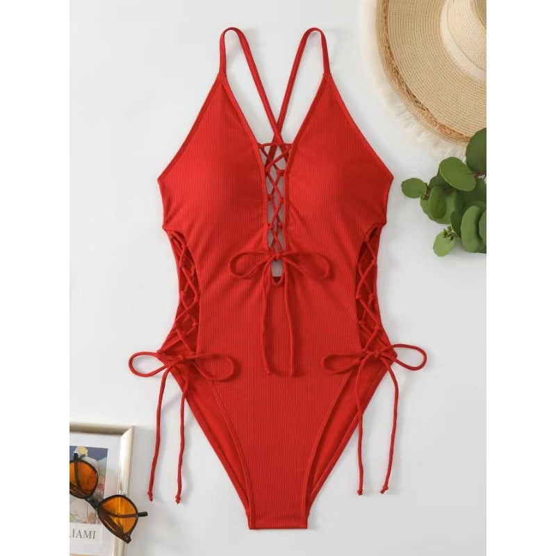 Sexy Backless One-Piece Swimsuit – Seamless Bikini Monokini